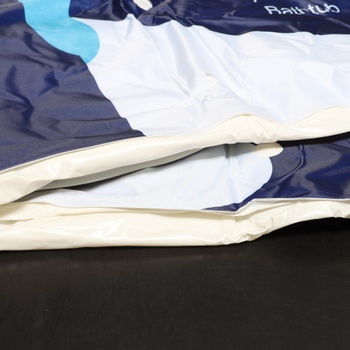 Velká přenosná vana QWORK® 140cmX60cmX55cm, skládací plastová vana pro dospělé, vířivá vana, pro