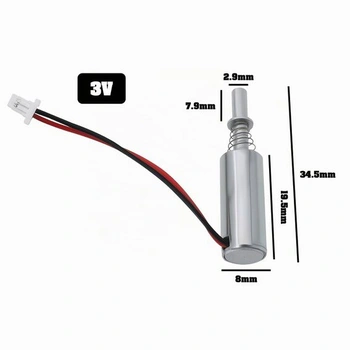 EMagTech 1 kus miniaturní válcový sací solenoid elektromagnet trubkový mikro magnetický přísavný