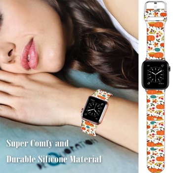 Športové mäkké silikónové remienky kompatibilné s Apple Watch 49mm / Ultra 46mm 45mm 44mm 42mm 41mm