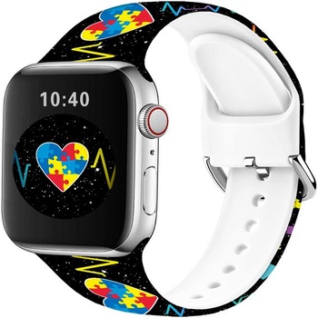 Športové mäkké silikónové remienky kompatibilné s Apple Watch 49mm / Ultra 46mm 45mm 44mm 42mm 41mm
