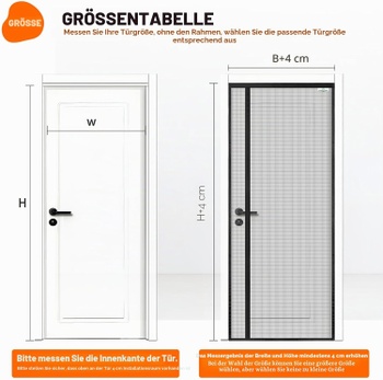 Síť proti hmyzu SCREEN DOOR do dveří 240x220