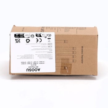 AOOSU WiFi zesilovač, 1200 Mbps WiFi opakovač se 6 anténami, WiFi zesilovač s ethernetovým portem,