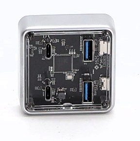 USB rozbočovač Orico , stříbrný