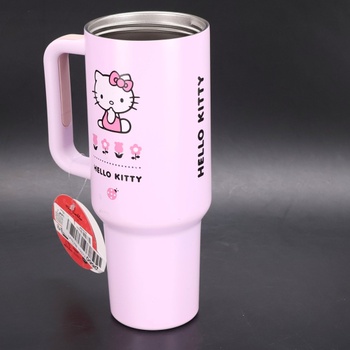 PYRAMÍDA Fľaša Hello Kitty so slamkou 1180 ml