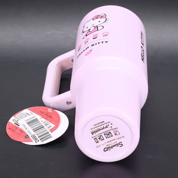 PYRAMÍDA Fľaša Hello Kitty so slamkou 1180 ml