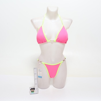 UMIPUBO Dámske trojuholníkové bikiny Set Sexy tangá String Bikiny Nastaviteľné zaväzovanie Ramienka