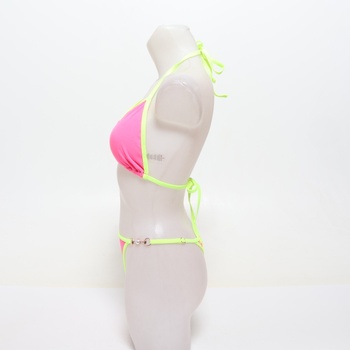 UMIPUBO Dámske trojuholníkové bikiny Set Sexy tangá String Bikiny Nastaviteľné zaväzovanie Ramienka