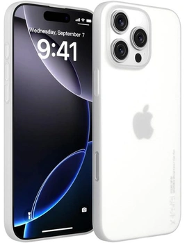 Kryt X-level pro iPhone 16 Pro Max, tenký 0,3 mm, průsvitně…