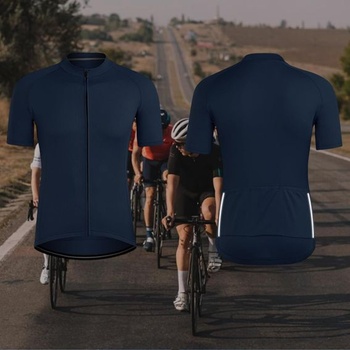 Pánsky cyklistický dres NuCamper, krátky rukáv, cyklistické tričko s 3 vreckami, priedušné a