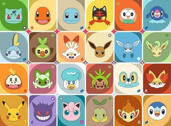 Ravensburger Detské puzzle - 12004320 Pokémon Faces - Puzzle pre deti od 6 rokov, so 100 dielikmi vo
