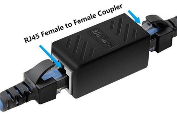 Adaptér RJ45 prepojovací konektor samica-samica, predlžovací kábel Ethernet, 8pinový modulárny