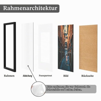 Fotorámik MEGAROOM A3 čierny (29,7x42cm) – Nerozbitné plexisklo a vysoko kvalitné MDF so vzhľadom