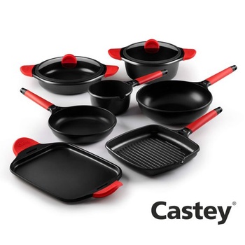 Panvica Castey 4I24 čierna 24 cm