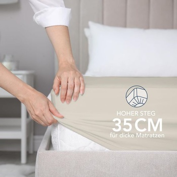 Dreamzie - Napínacie prestieradlo 100x200cm - 100% mikrovlákno - 35cm hlboké vrecko 100 x 200 cm