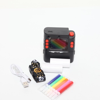MYSTILUCK Okamžitý fotoaparát pre deti, 1080P HD detský fotoaparát s 32GB kartou a papierom do