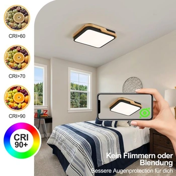 WOKNOS Moderní  čtvercové stropní svítidlo