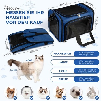 Prepravná taška pre mačky do 5kg