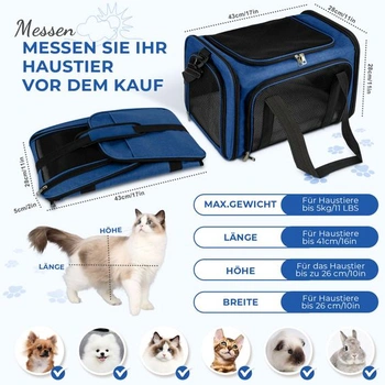 Přepravní taška pro kočky do 5kg