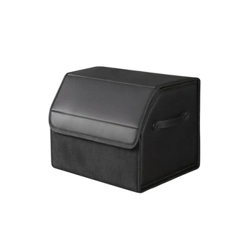 Vodeodolný, kožený úložný box do kufra auta