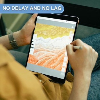 PATIKIL 2 kusy tenkého tabletového pera 2 v 1, univerzální stylus, modrý