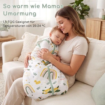 Detský spací vak 1,5 Tog, celoročný