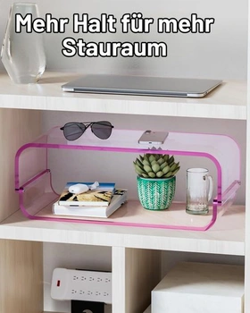 Akrylový stojan na monitor, sada 2 kusov, 2úrovňový modulárny stojan na obrazovku, stojan na monitor