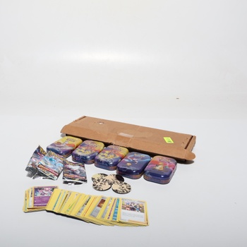 Pokémon: 5 x Kanto Power Mini Tins (10 boosterov, 5 figúrok a 5 kariet s obrázkami)