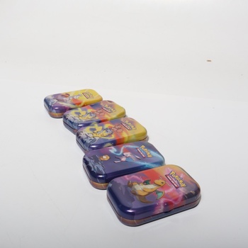 Pokémon: 5 x Kanto Power Mini Tins (10 boosterov, 5 figúrok a 5 kariet s obrázkami)