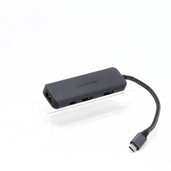 Adaptér USB-C s duálnym HDMI, dokovacia stanica Newmight 4 v 1 s USB-C pre dva monitory, vybavená 2