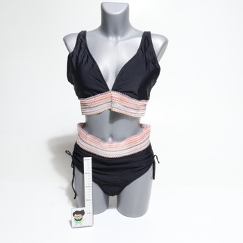 Dámske bikiny HAWILAND Push Up vel.L čierna