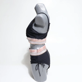 Dámské bikiny HAWILAND Push Up vel.L černá