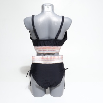 Dámske bikiny HAWILAND Push Up vel.L čierna