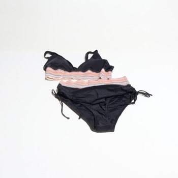 Dámské bikiny HAWILAND Push Up vel.L černá