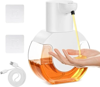 Automatický dávkovač mydla, nástenný dávkovač mydla 420ml,…