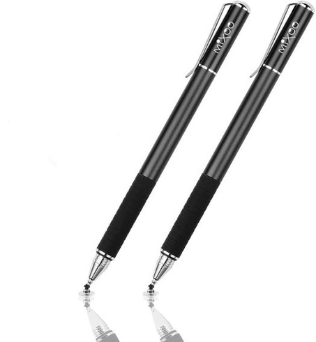 Mixoo Pen Precision Disc Stylus Touch Pen Stylus 2 v 1 kapacitné dotykové pero, kompatibilné pre