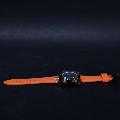 Digitální pánské hodinky BUREI Oranžové