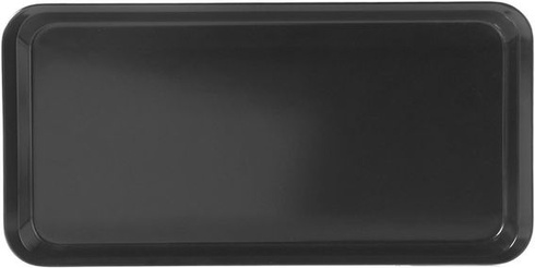 H&h čierny melamínový podnos cm 40x20x2