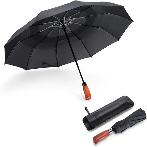 Deštník skládací JIGUOOR JGA0207-black_UK