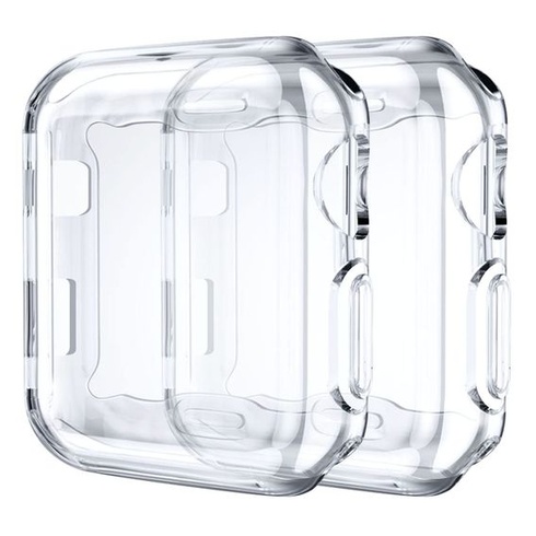 Upeak Pack 2 obalů s ochranou displeje kompatibilní s Apple Watch Series 3/2/1 38mm, TPU všestranné