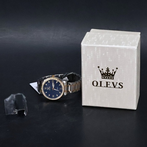 Dámske elegantné hodinky OLEVS strieborné