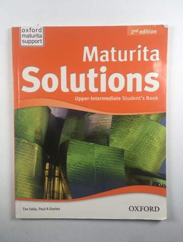 Maturita Solutions 2nd Edition Upper Intermediate Student´s Book Czech Edition - Tim Falla, Paul Dav
