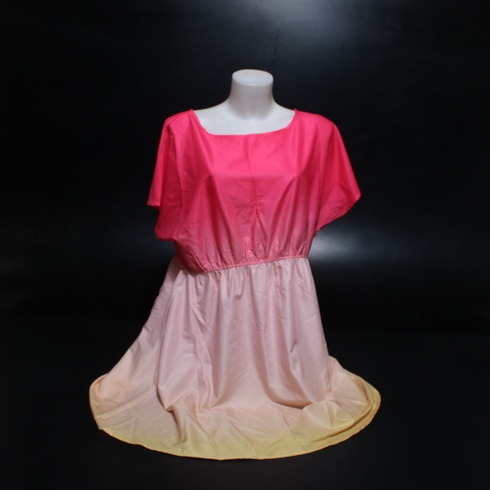 Dámské šaty Shein Curve růžové vel.XXL