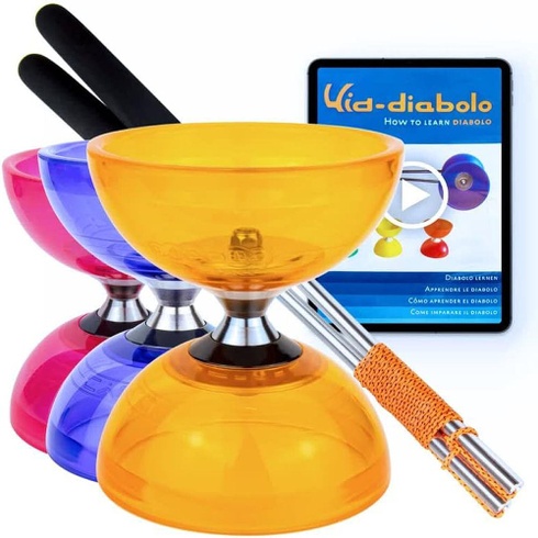 Žonglérská sada Cyclone Quartz Diabolo