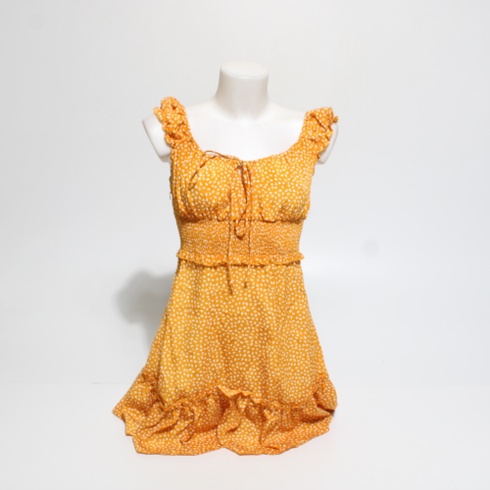 Dámské šaty YBENLOVER, S, odstín žluté