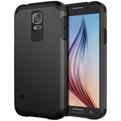 JeTech Case pre Samsung Galaxy S5, Heavy Duty Dual Layer Robust Protection, Nárazuvzdorné ochranné