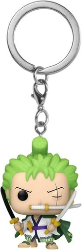 Funko Pop! Klíčenka: One Piece - Roronoa Zoro - Sběratelská vinylová minifigurka Novinka Keychain -