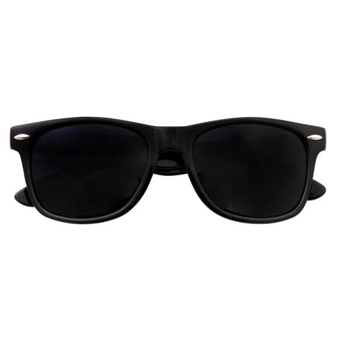 bruskaPUNCH Super Dark Black Lens Pánské sluneční brýle Retro Classic 80s Stylish Trendy Shades