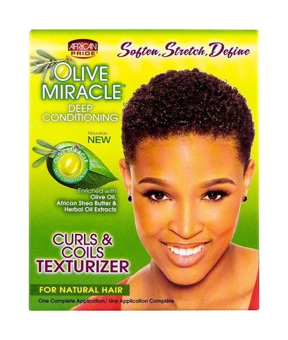 Texturizačný prípravok na kučery a kučery African Pride Olive Miracle, 1 sada