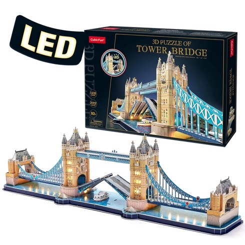 3D LED puzzle CubicFun London Tower Bridge