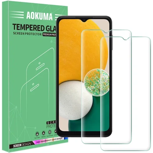 Tvrzené sklo AOKUMA kompatibilní s Samsung Galaxy A13 5G/4G, [balení 2 ks] Ochranná fólie obrazovky